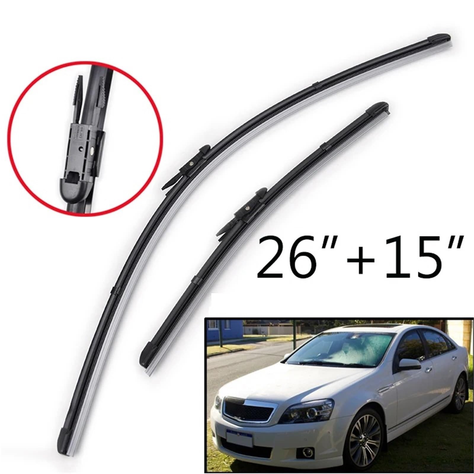 Limpiaparabrisas Frontal Para Holden Caprice WM 2006-2013 Escobillas Limpiaparabrisas Delanteras