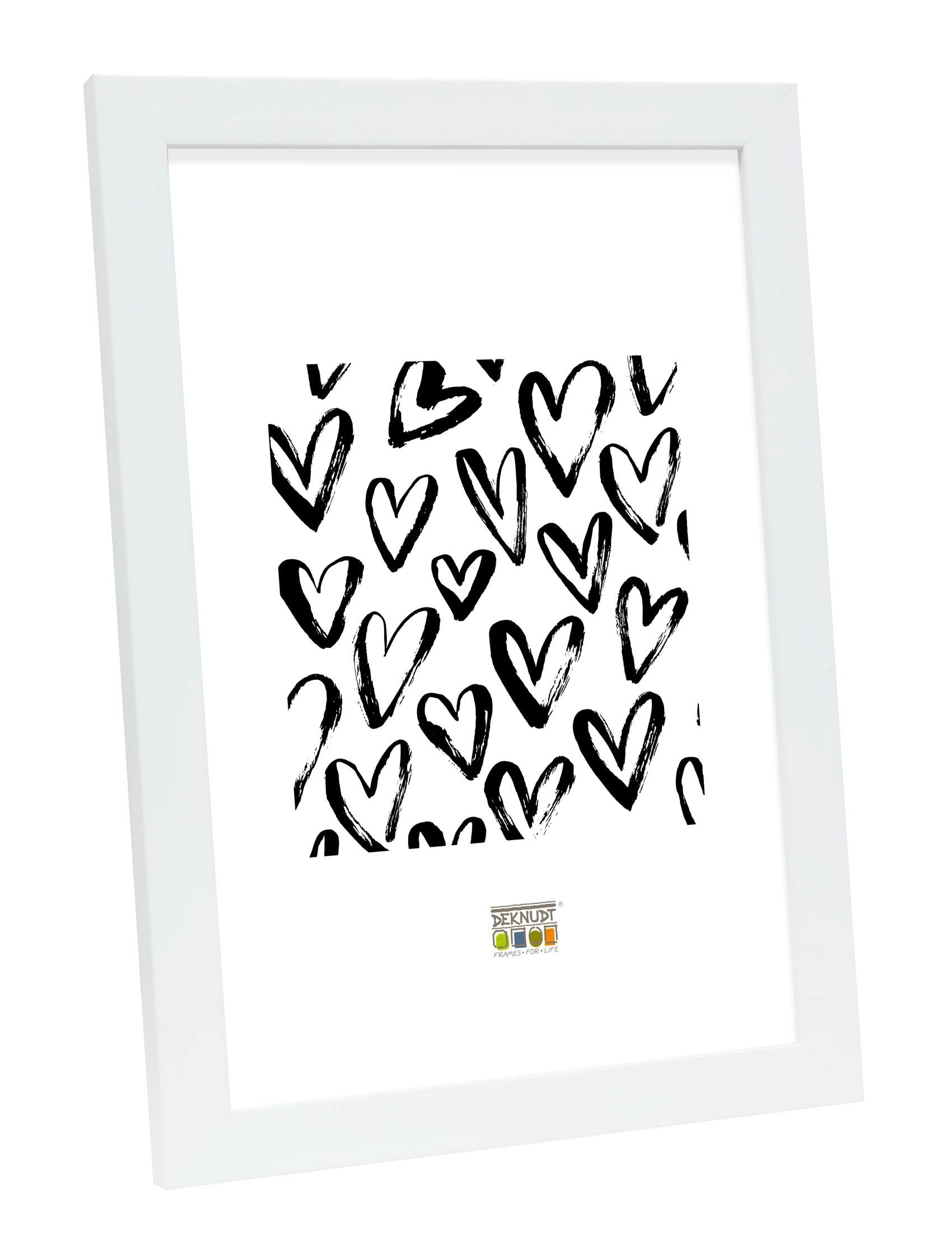 Deknudt White Resin Photo Frame 15 x 20 cm