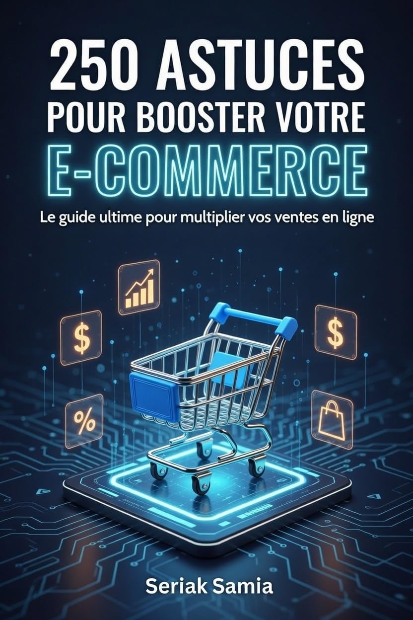 250 astuces pour booster votre e-commerce : Le guide ultime pour multiplier vos ventes en ligne (French Edition)
