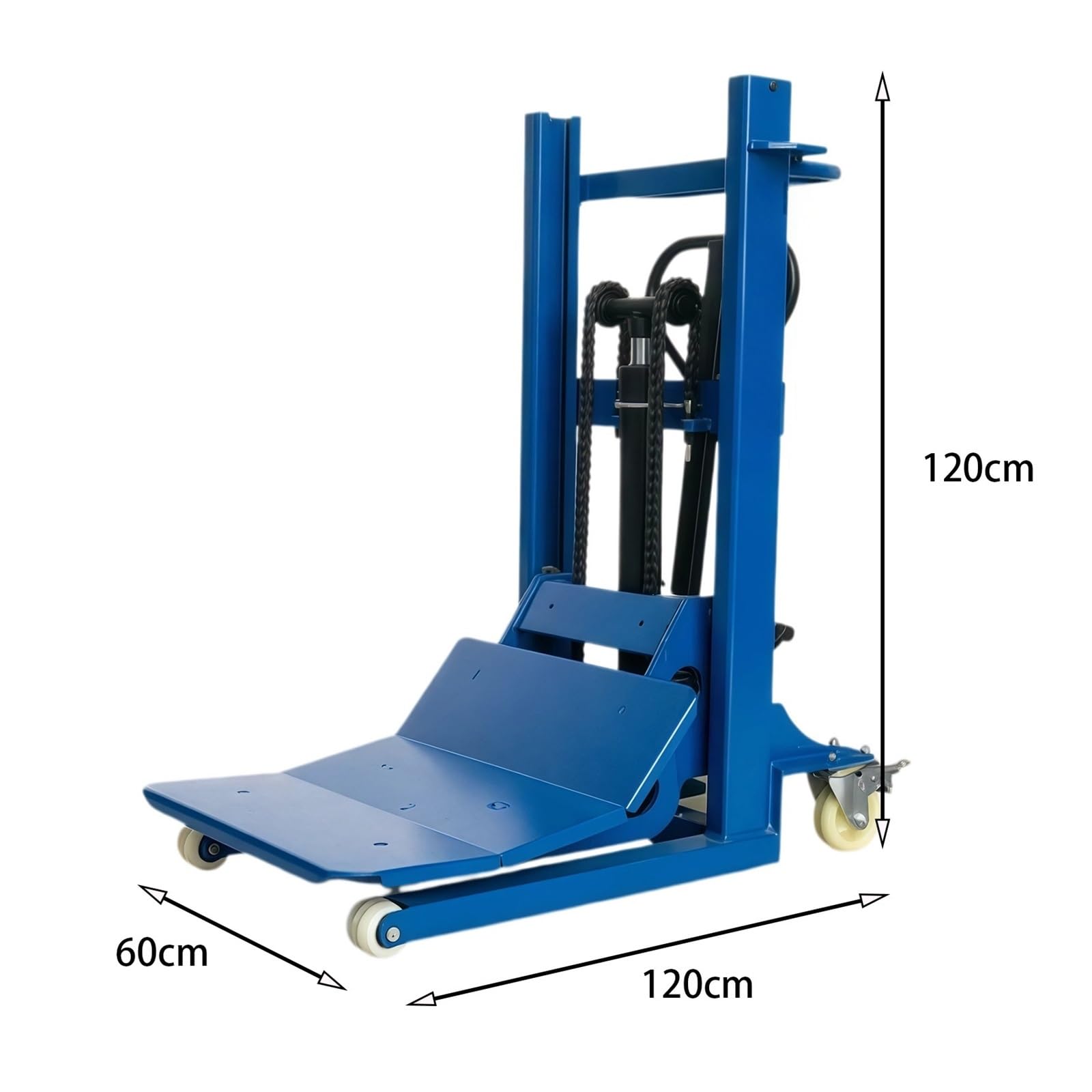 Transpallet Carrello elevatore idraulico con ruote frenanti for la movimentazione di materiali all'interno dello stabilimento