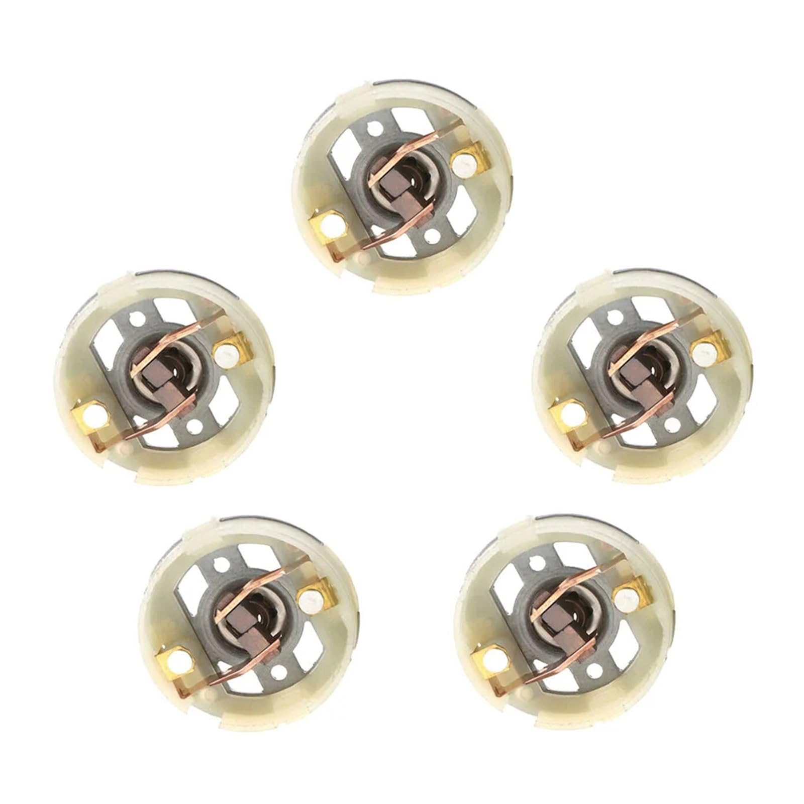 EKFBQBGW 5Pcs RS550 Carbon Brush Holder electronic starter with Copper Brush Charging Drill Screwdriver Lithium Drill Brush Holder