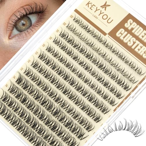 KEYYOU Spider Lash Clusters Breeze Eyelash Clusters DD Curl