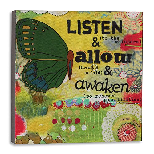 DEMDACO Listen, Allow and Awaken Wall Art
