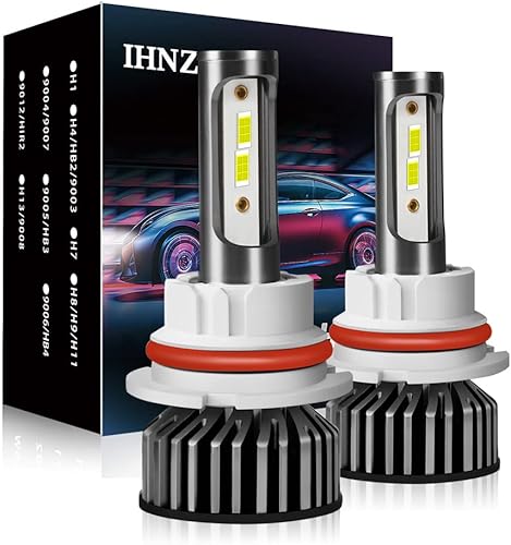 IHNZCB Compatible con Ford F150 (1994-2003) F250 F350(1992-2004), bombillas LED para faros delanteros, 9007 HB5 de doble haz alto y bajo, kits de