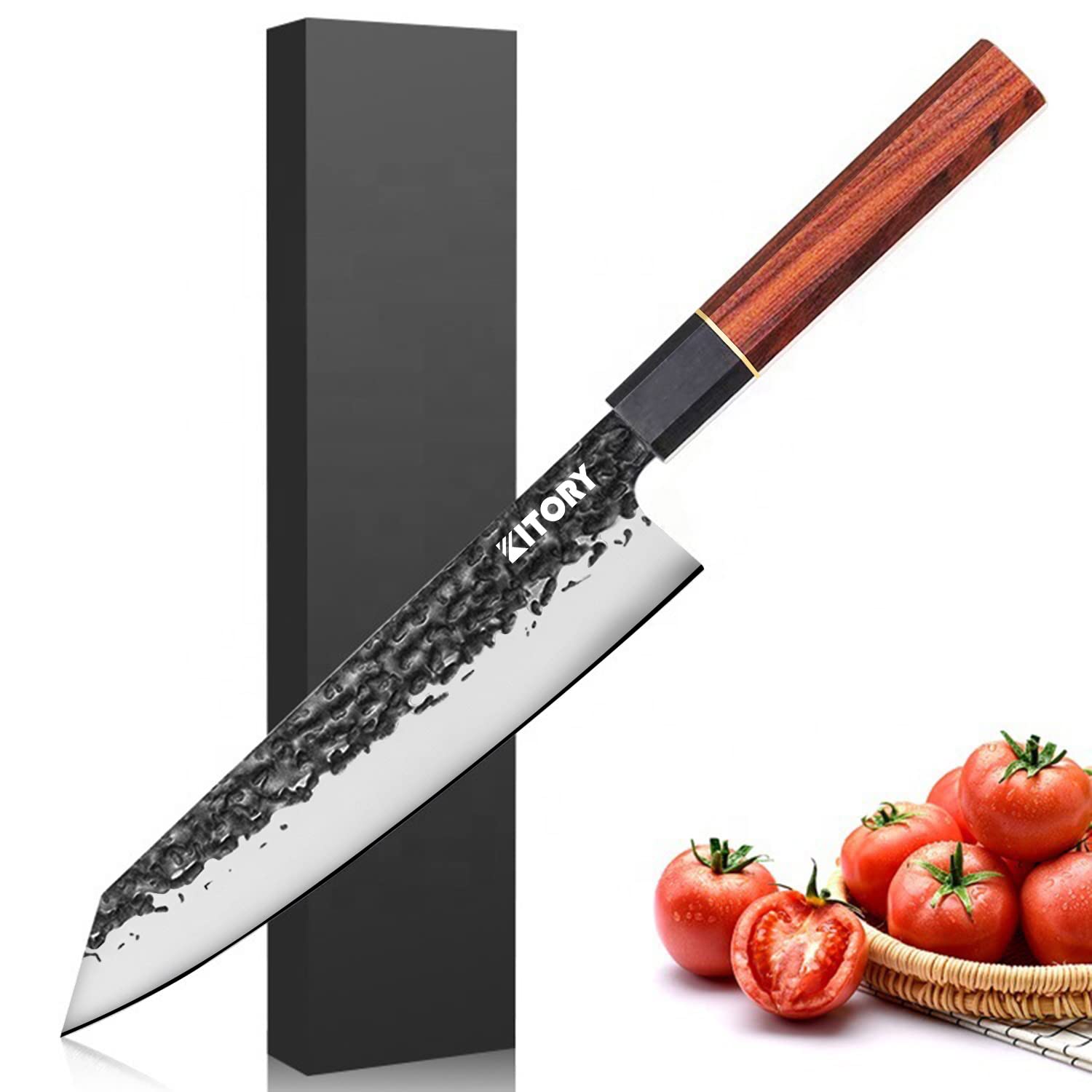 Buy Japanese Kiritsuke Chef Handmade Kitchen 9 inch, 9CR18MOV