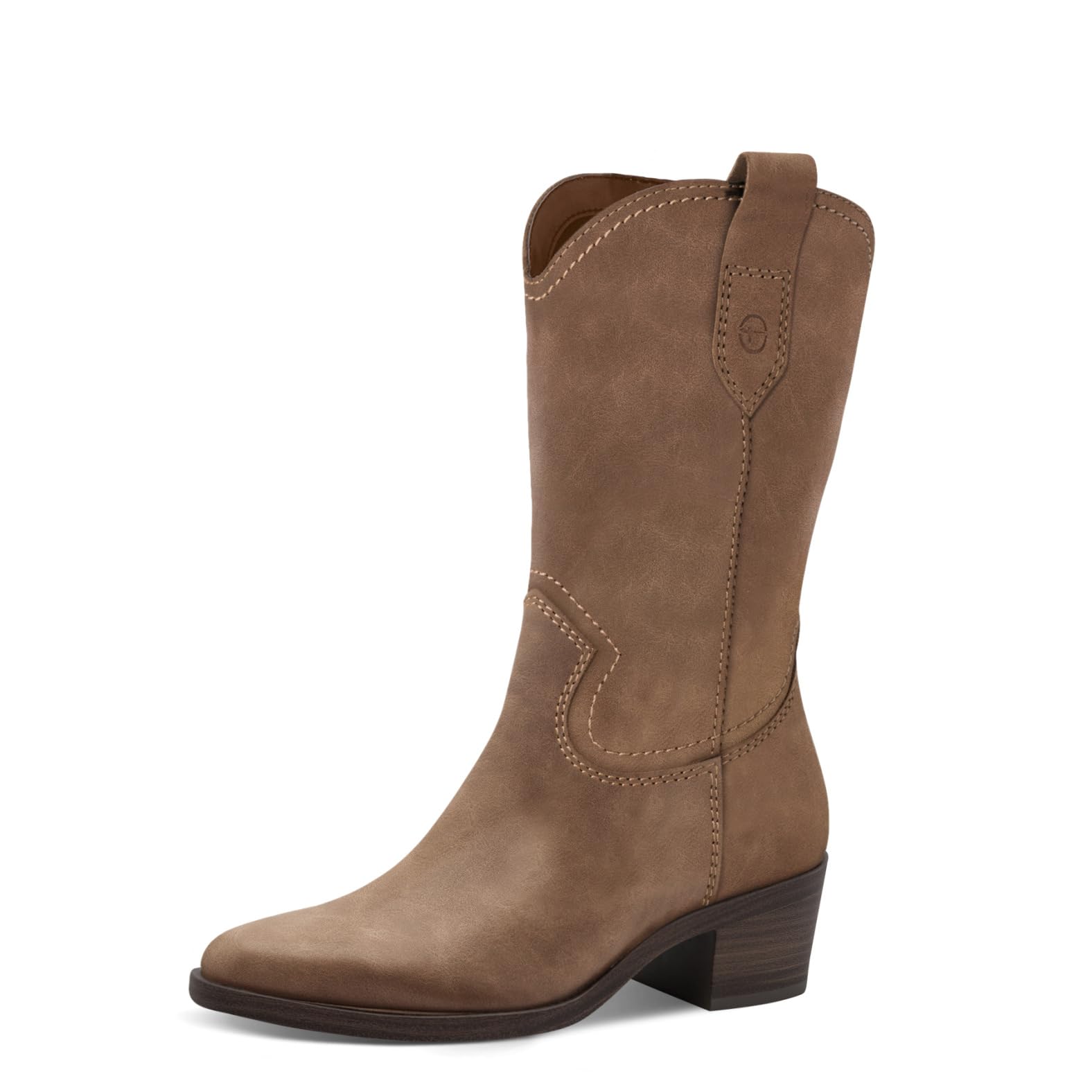 Tamaris Women's Boot Heel 1-25710-45 Ankle Boots, Camel, 38 EU, camel, 5 UK
