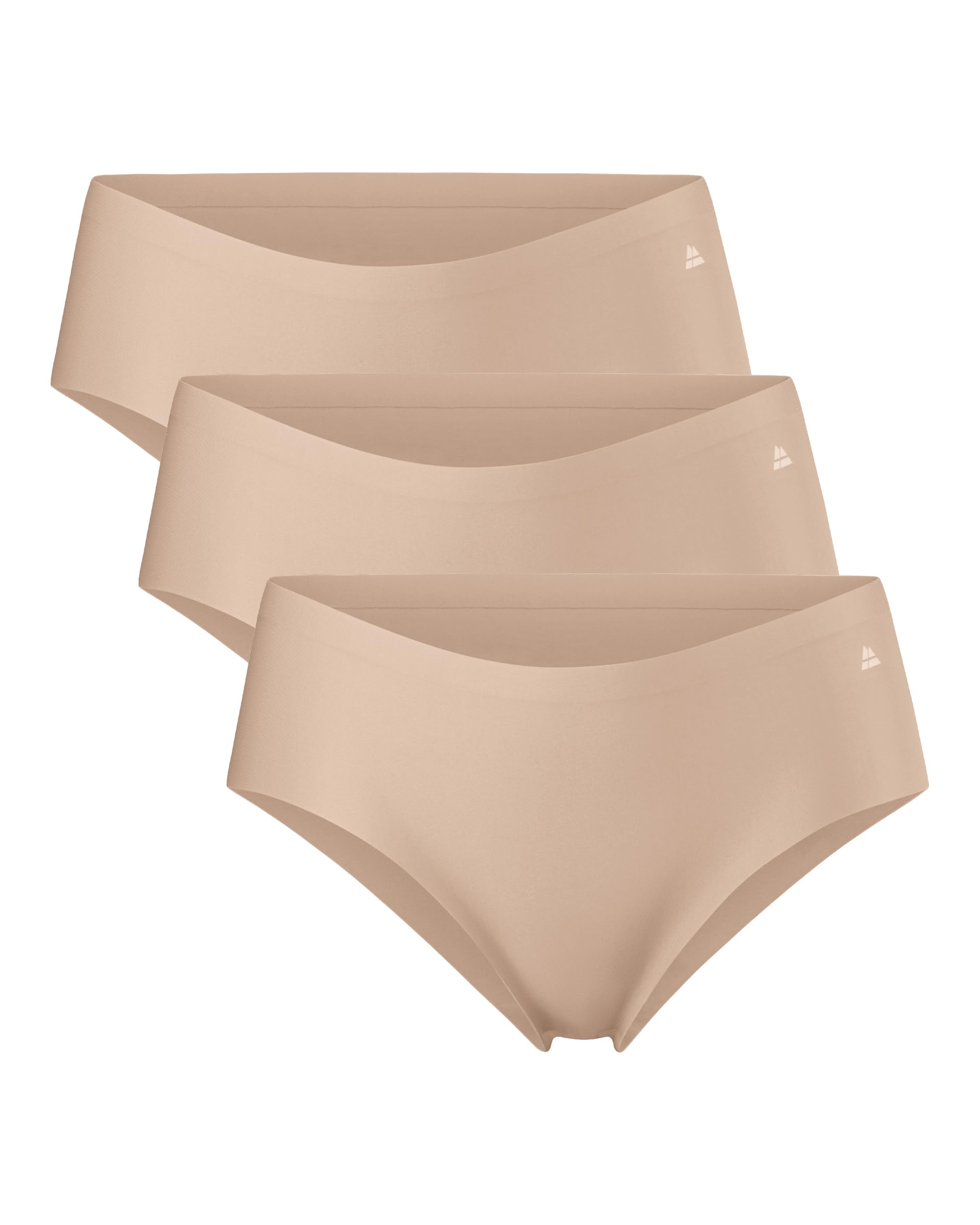Danish Endurance Slip Hipster Invisibili da Donna, Senza Cuciture, Taglio Laser, 3 e 5 Pezzi