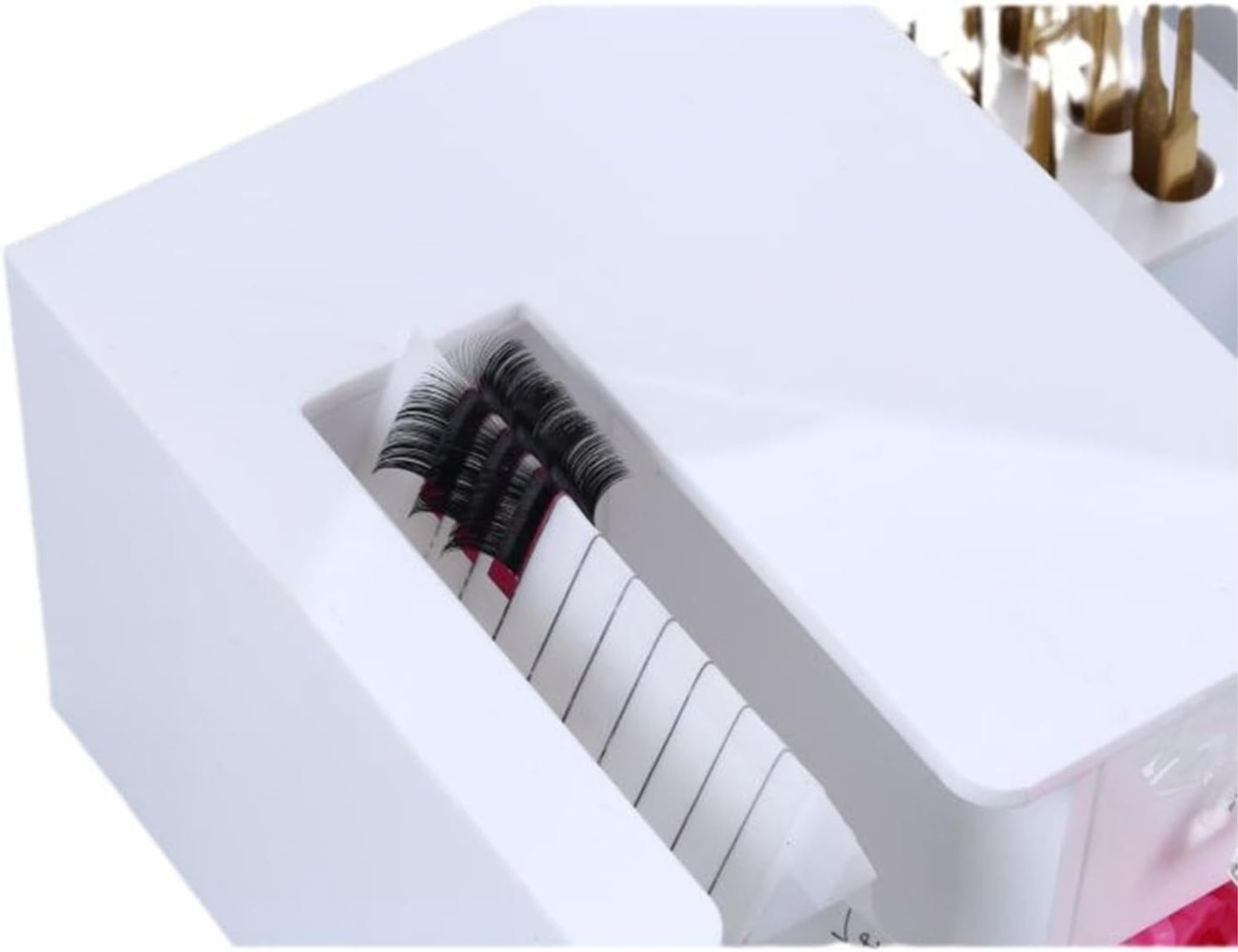 Macchina di fioritura delle ciglia Macchina di ventilazione delle ciglia innovativa Strumento automatico del separatore delle ciglia false per l'estensione delle ciglia Struttura acrilica, con stoccag
