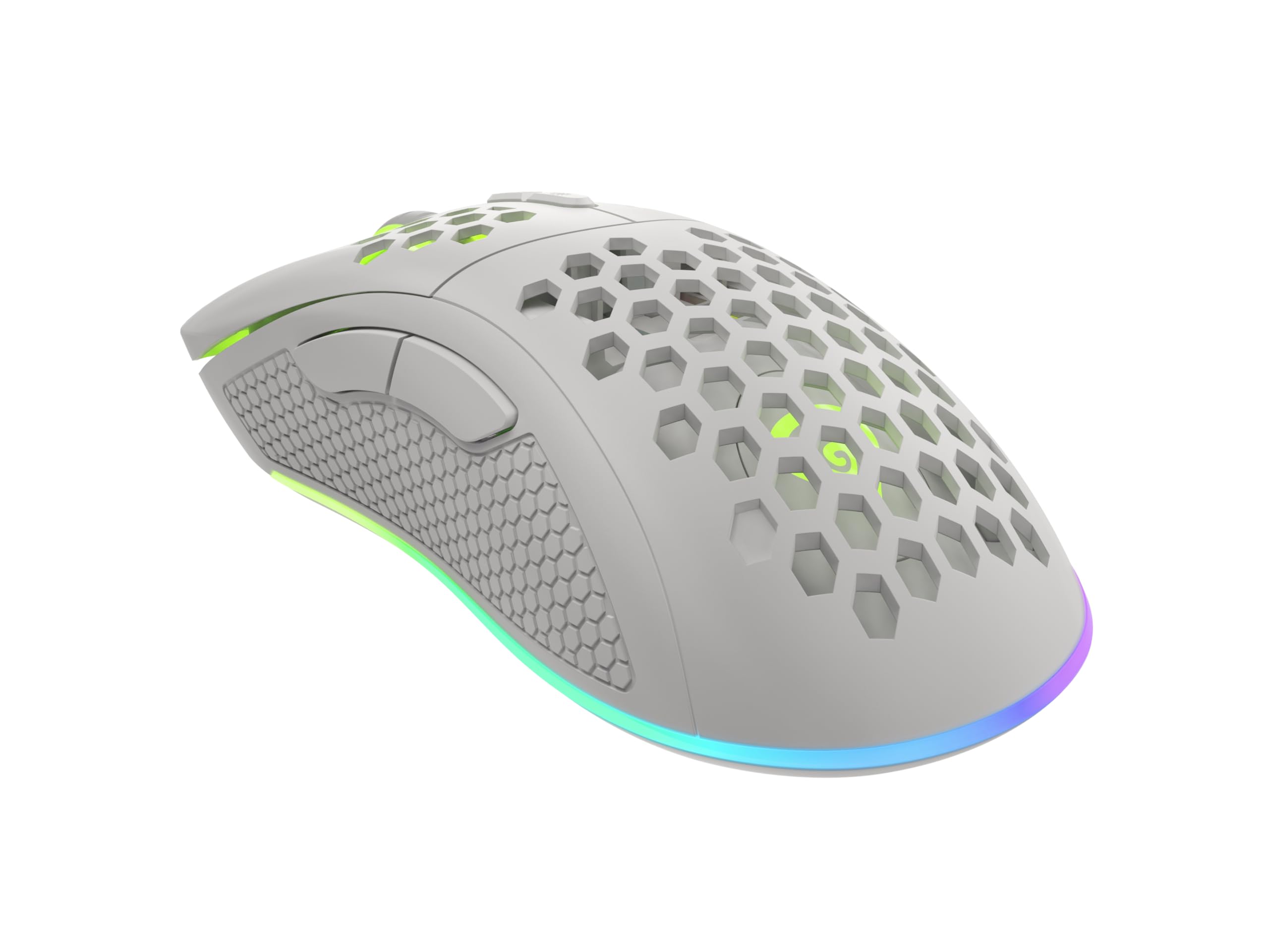 Genesis Raton Gaming Krypton 555 RGB 8000DPI Bianco