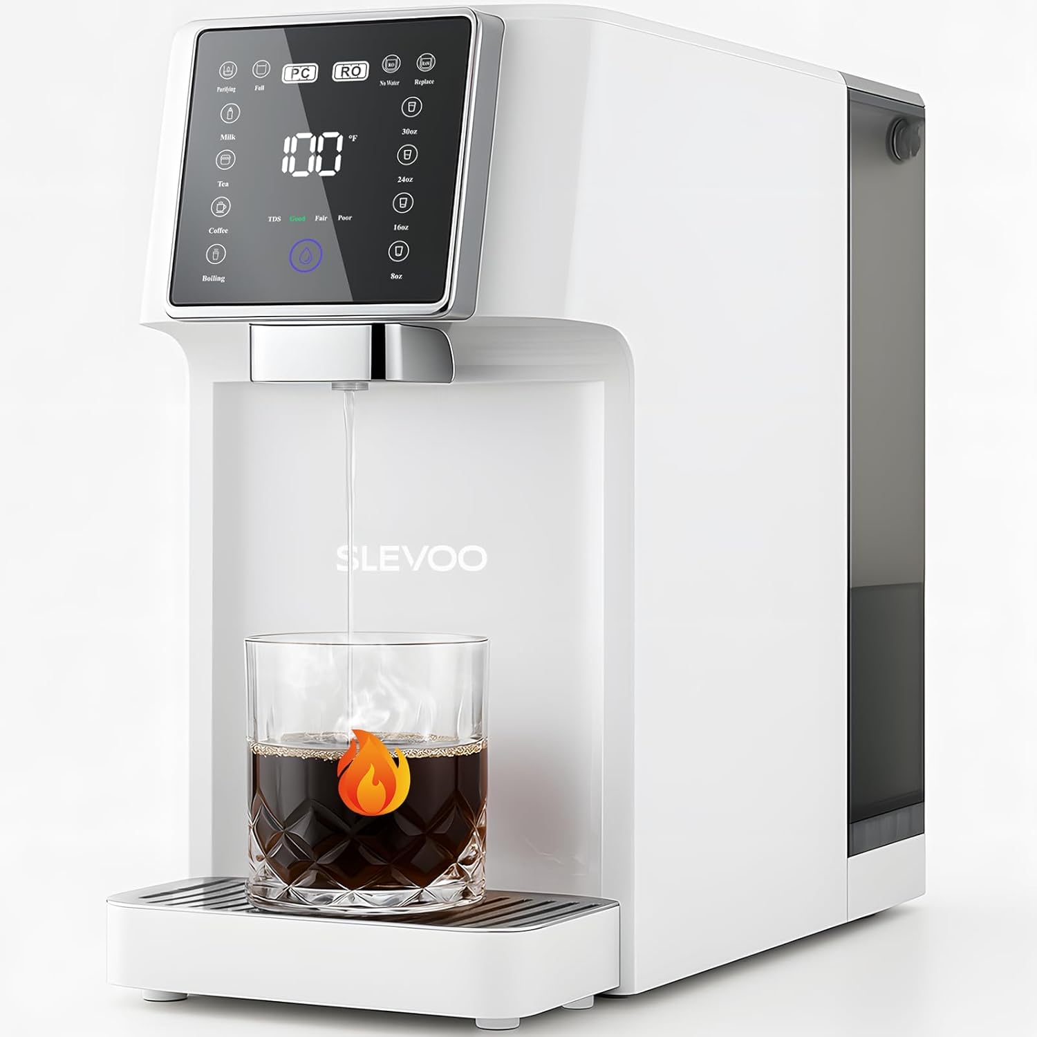 [HOT] Reverse Osmosis Water Filter Countertop, 5:1 Pure to Drain & 75GPD Water Purifier with 4-Stage RO Purification & 6L Large Tank for Tap/Well Water, 3s-Hot Countertop Filtration for Home/Office