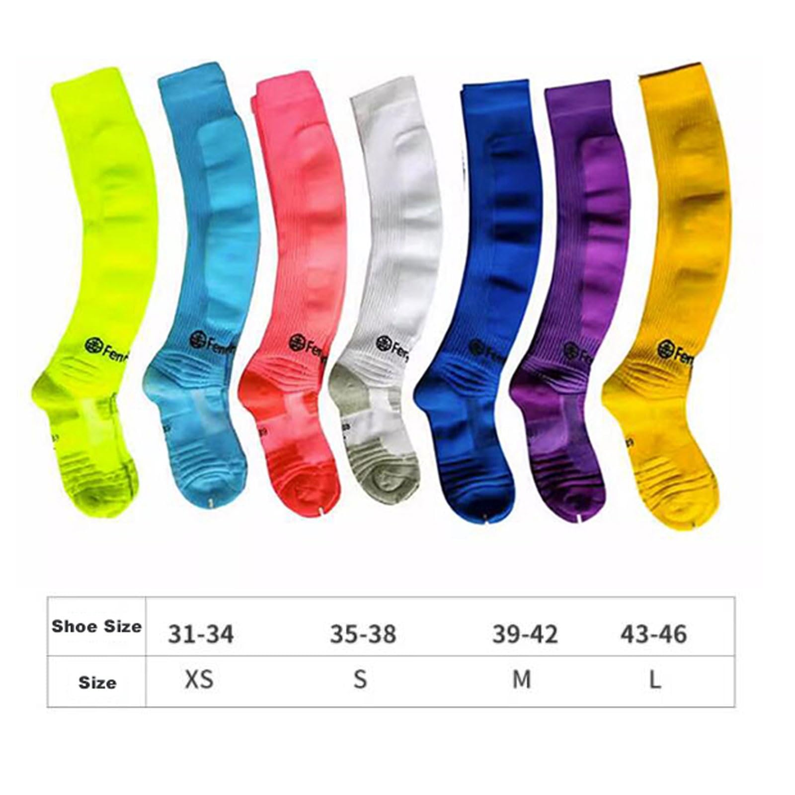Professionelle Fechtschutzstrümpfe for Kinder- Und Erwachsenenfechter, Fechtsocken for Degen, Säbel Und Florett, Hohe Lange Sportsocken