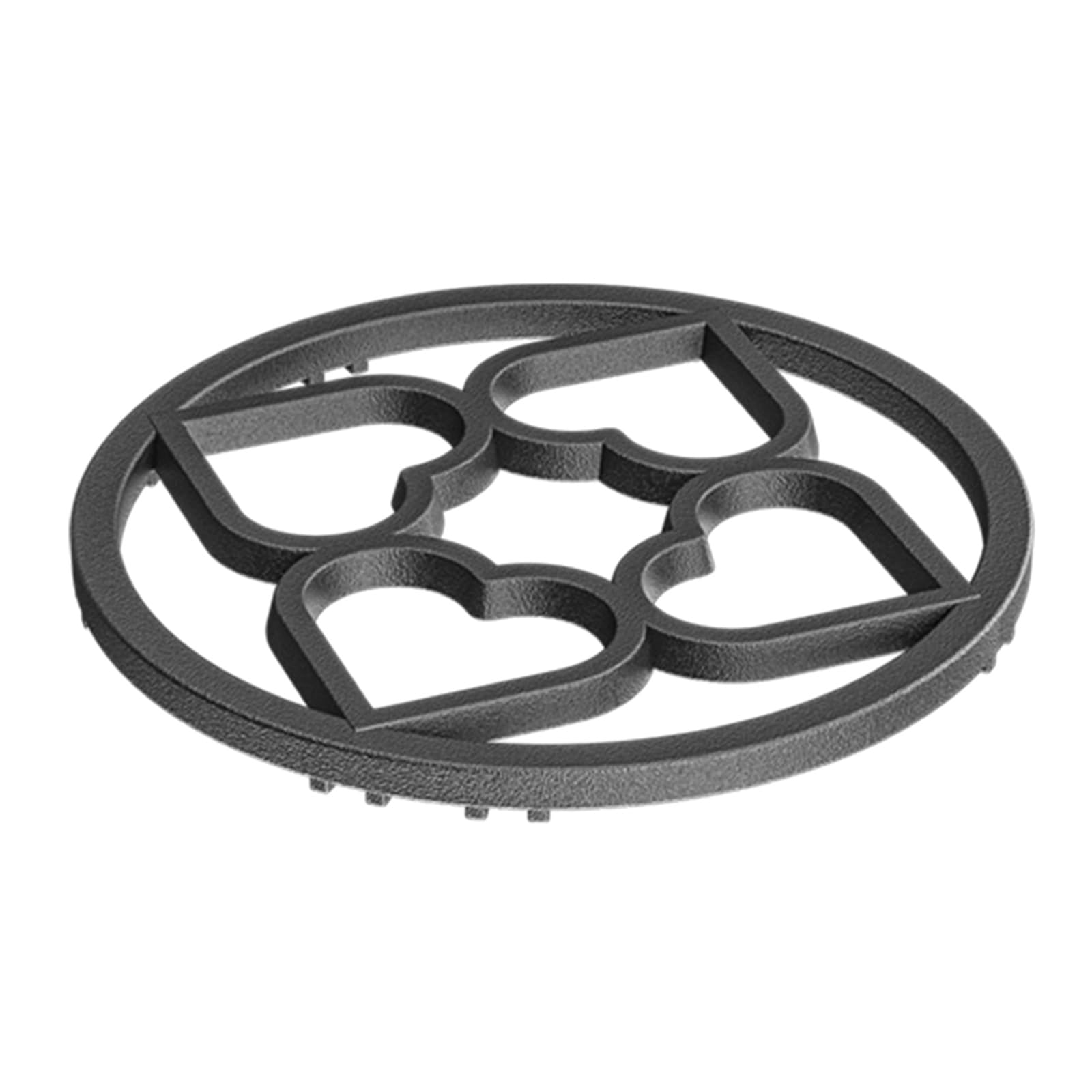 Jazuaiao Iron Rack 19cm Hob Wok Stand Slip Proof Pots Wok Rings Cast Iron Stove Rack for Safe Cooking Stove Trivet