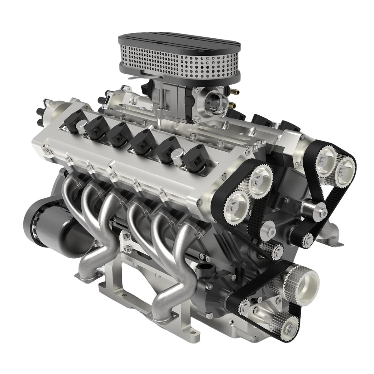 Amazon.co.jp: ガソリンエンジンモデル、GS-V12 72cc DOHC 4ストローク