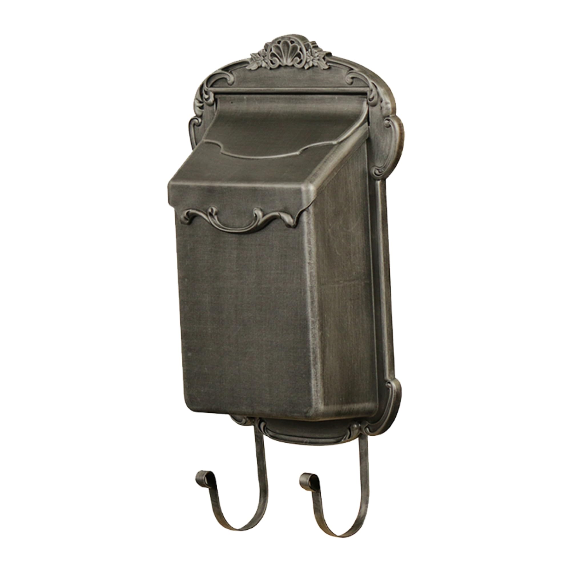 Special Lite Victoria Vertical Wall Mount Mailbox - Swedish Silver Aluminum Mailbox for Wall Mount - SVV-1013-SW