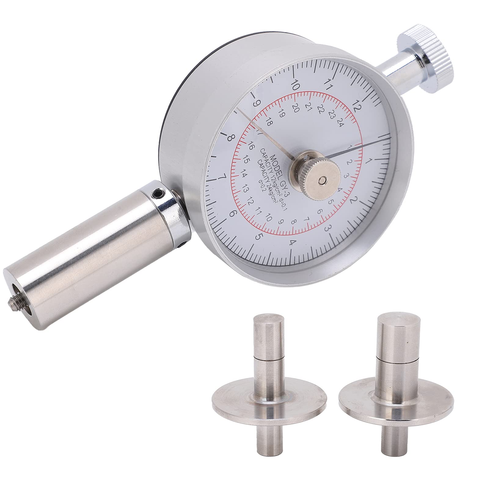 Probador de Dureza de la Fruta GY 3, Penetrómetro de Esclerómetro Dual de Puntero con Sonda Desmontable, para la Medición de la Madurez de la Fruta