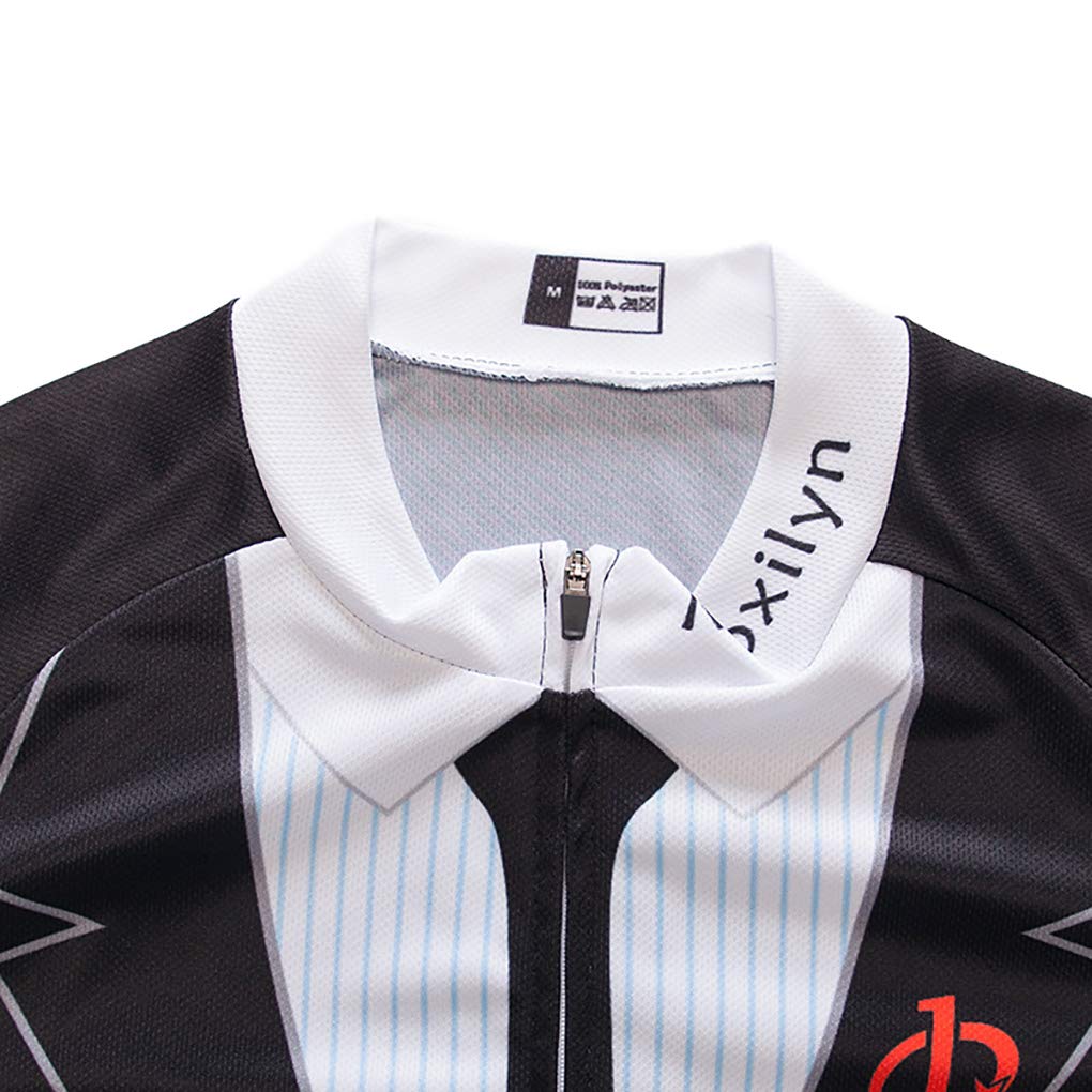 Moxilyn Maillots de cyclisme pour hommes,T-shirt court,Maillots de Cyclisme Skinsuit,Vêtements de Cyclisme,Chemise VTT/VTT,Respirant et Absorbant De Sueur,Séchage Rapide