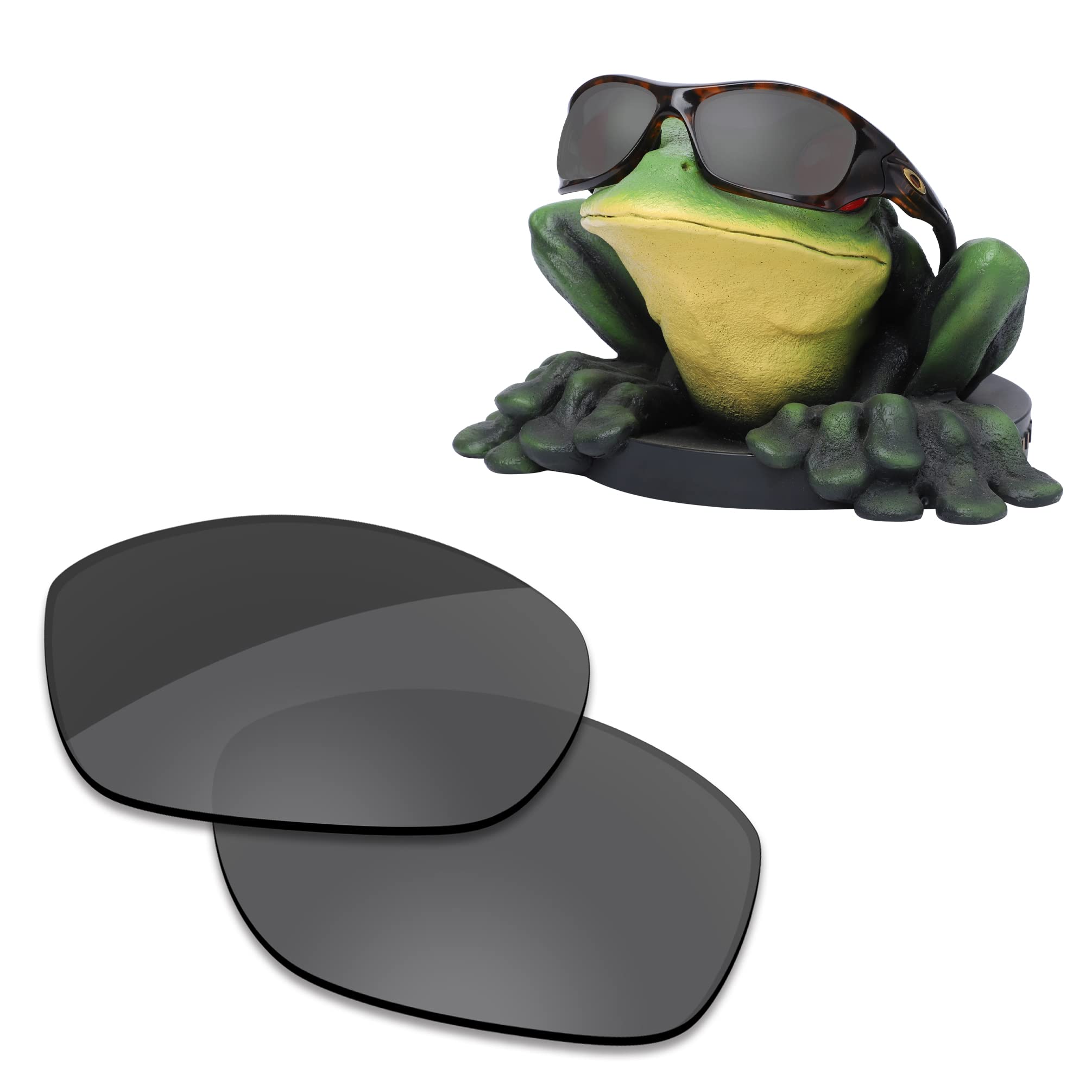 Acefrog AR Coated Polarized Replacement Lenses/Earsocks Nose Piece for Oakley Pit Bull/Pit Bull Asian Fit (AF) Sunglasses