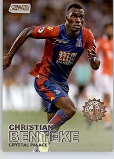 2016-17 Topps Stadium Club Premier League First Day Issue #96 Christian Benteke Crystal Palace Official EPL Soccer Card in...