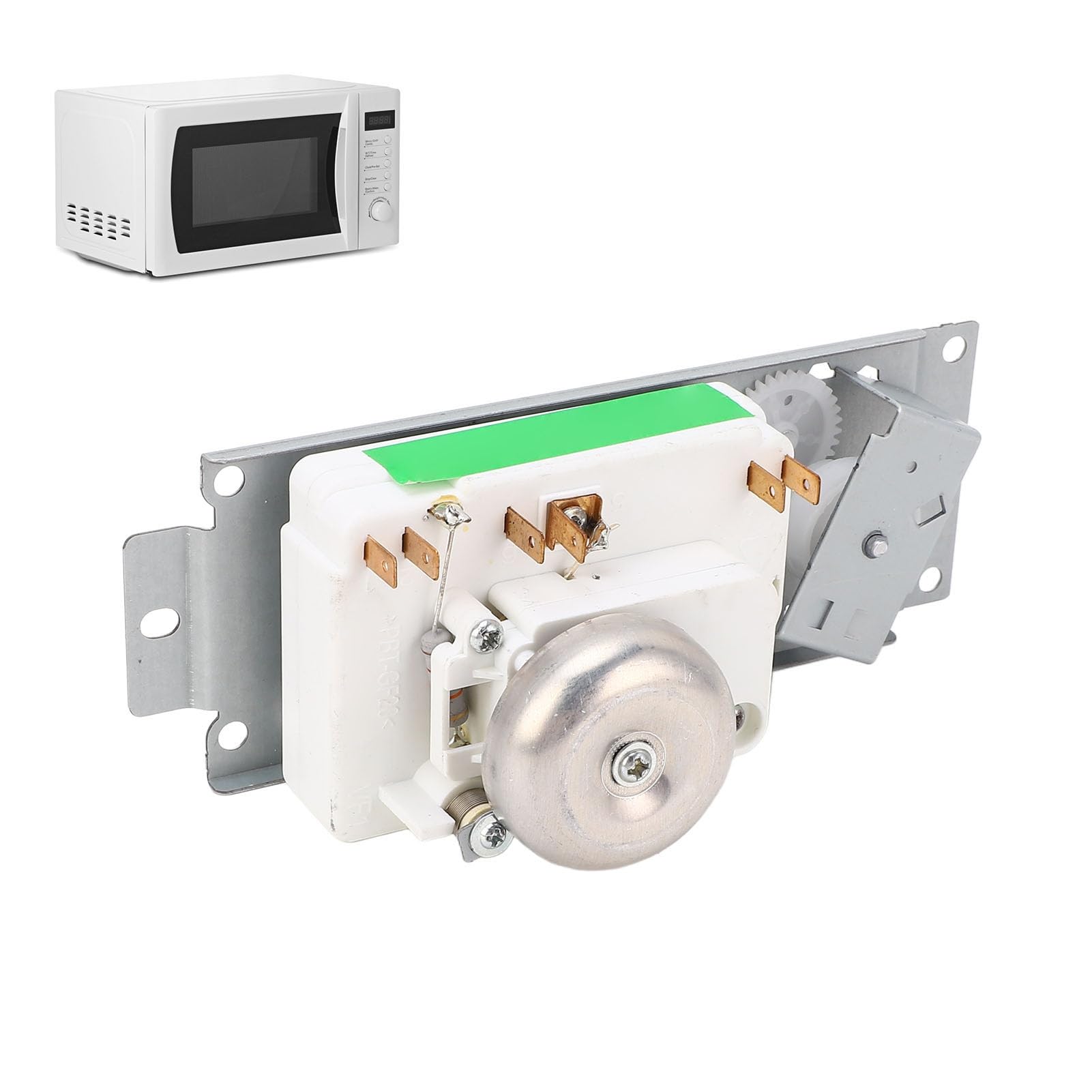 Microwave Oven Timer Switch for WLD35 1S WLD35 2S, Stainless Steel Time Controller for Electric Oven, Compact and Lightweight, AC220‑240V Microwave Oven Timer Switch