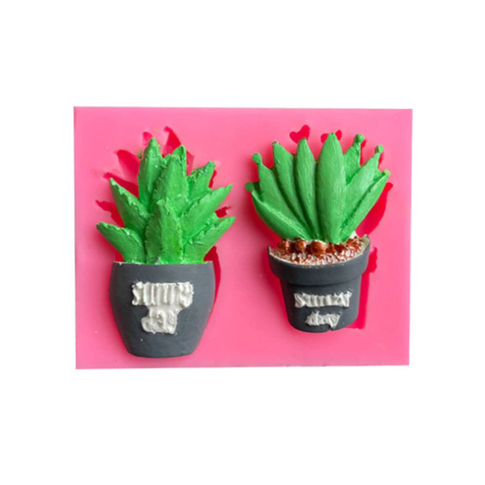 Nifocc Stampo in silicone a forma di cactus per fondente cioccolato