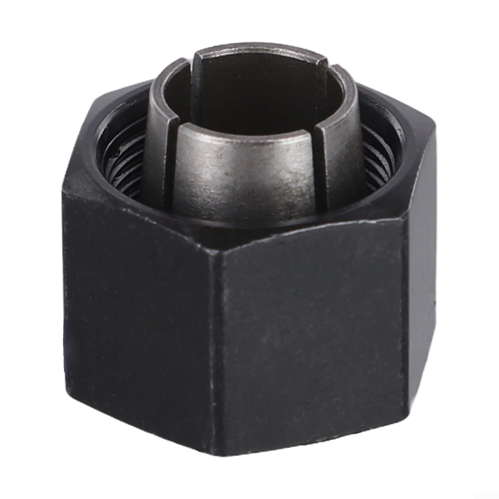 Pinza per fresatrice in metallo, 12 mm e 12,7 mm, per Dw616 Dw618 Dw621 Dw616m Dw618p e per Bosch 1617 1618 1613, accessorio per utensili per la lavorazione del legno, finitura nera, confezione da