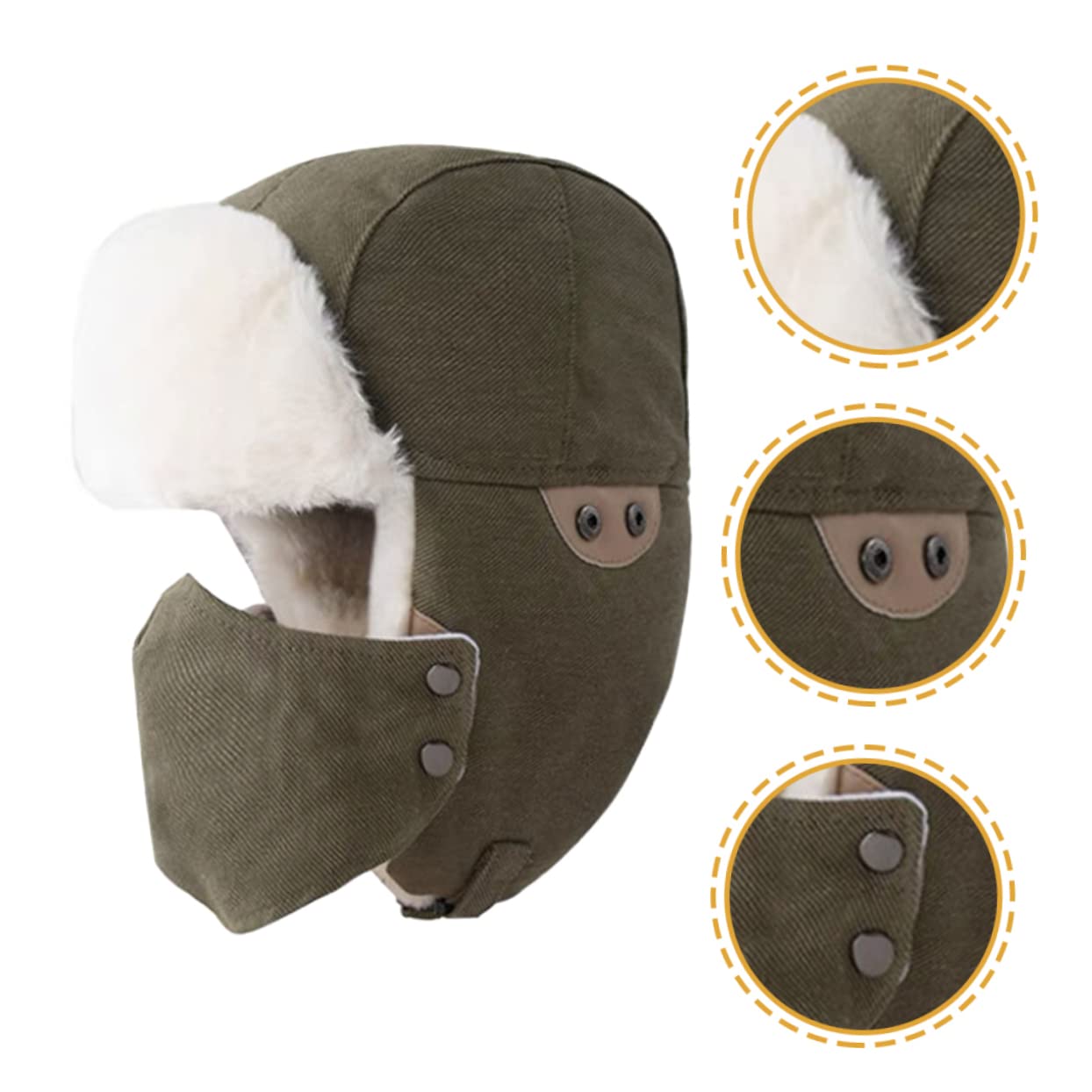 BESTYASH Caldo Berretto Pilota Cappelli da Pesca per Gli Uomini Cappello alla Moda Cappello A Beanie Speciale Design Berretti per Cappelli Cappello più Caldo Cappello da Sole delle