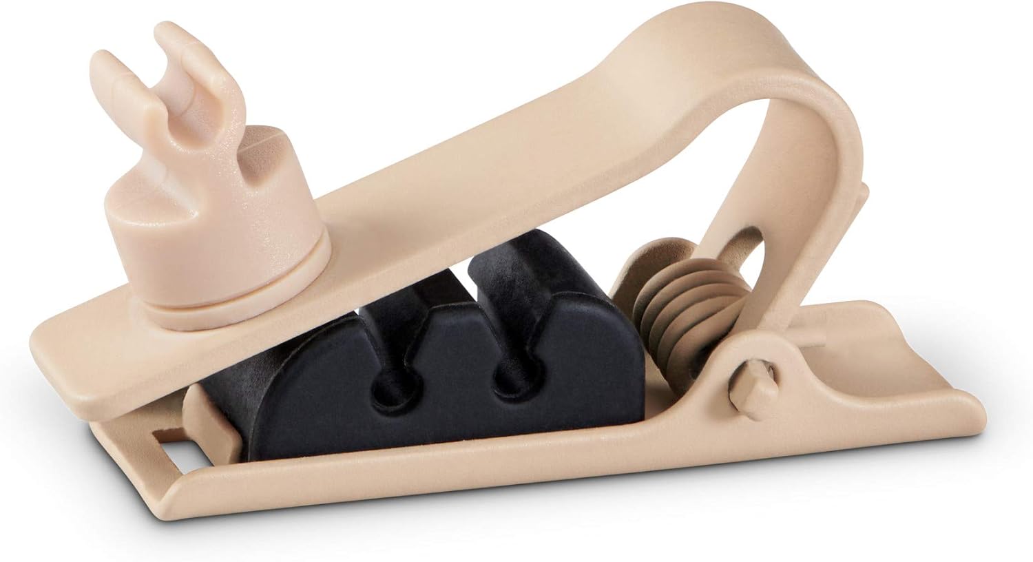 Shure DuraPlex Replacement Accessory - Dual Tie Clip, 3 Pack, Black (RPMDL4DTC/B)