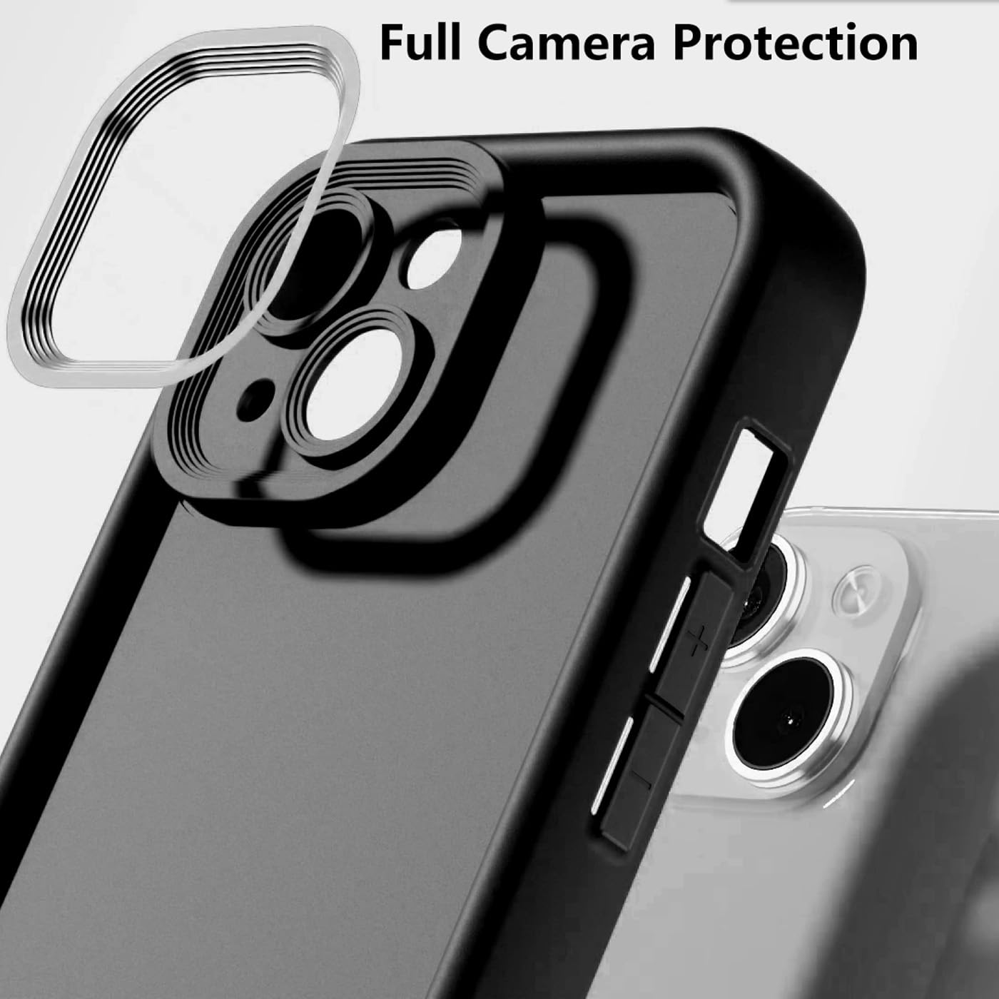 PanXCase Cover per Oppo A6x 5G/4G / Oppo A6 5G/4G - Custodia Silicone Sottile Elegant Disegni Morbida Leggera, Protezione Fotocamera Antiurto Antigraffio Case (Nero)