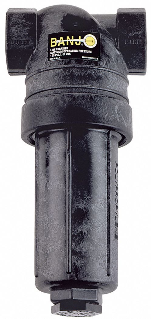 Banjo 30 Mesh T-Line Strainer, 595 Microns, 1-1/2