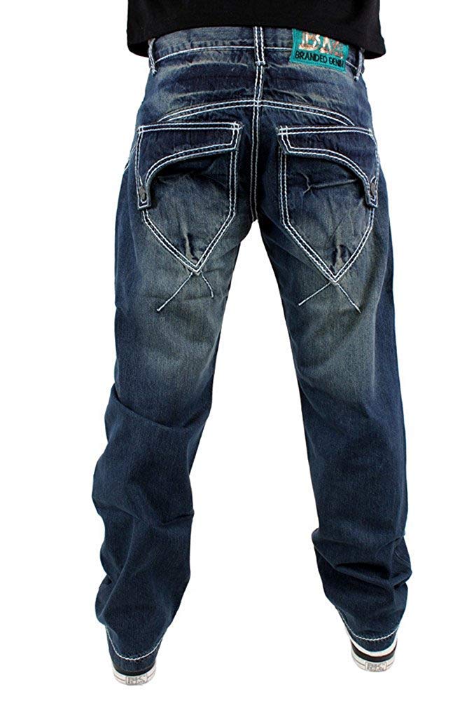 Brooklyn Mint Super Thick Stitch Baggy Jeans