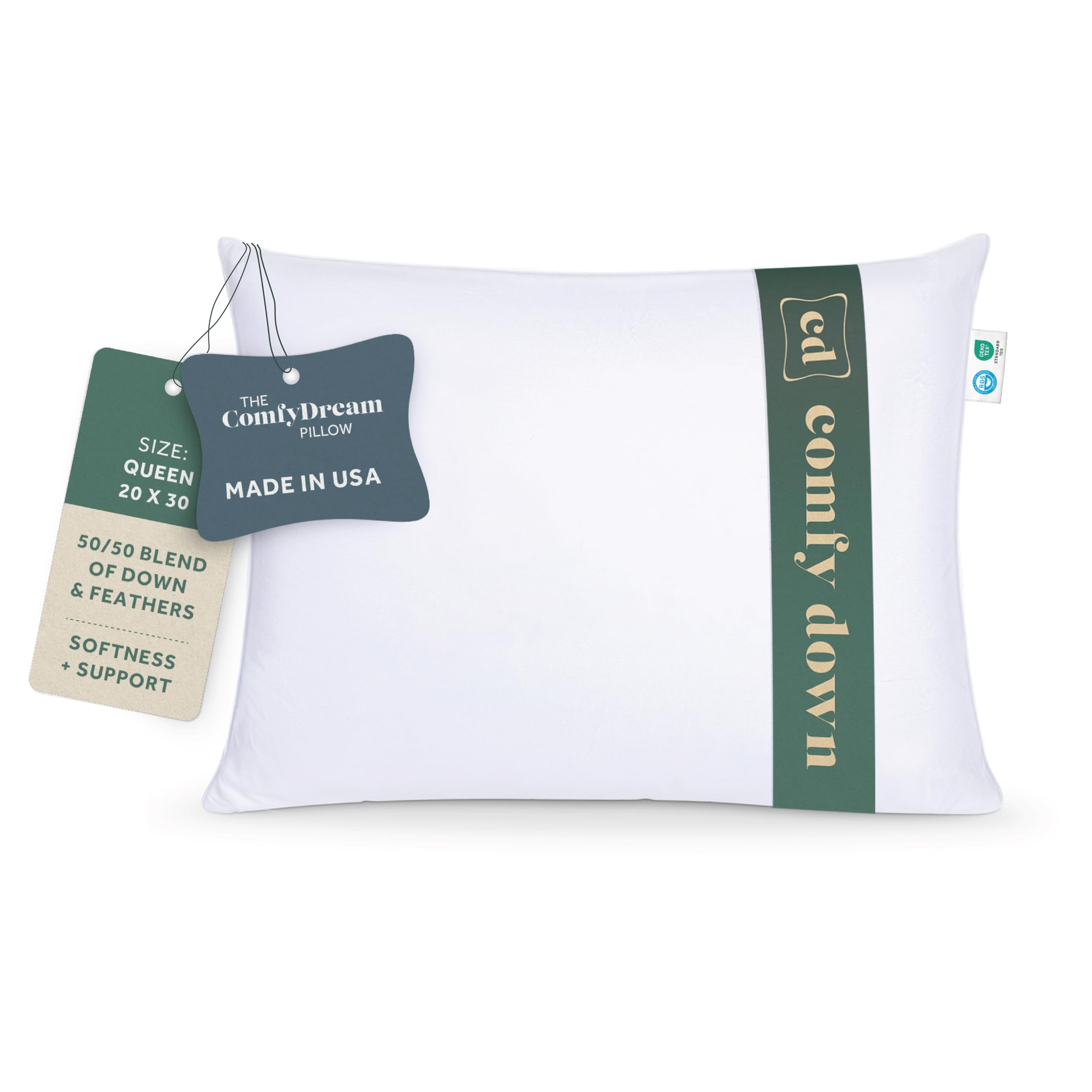 ComfyDown 50/50 Down Feather Blend Pillow