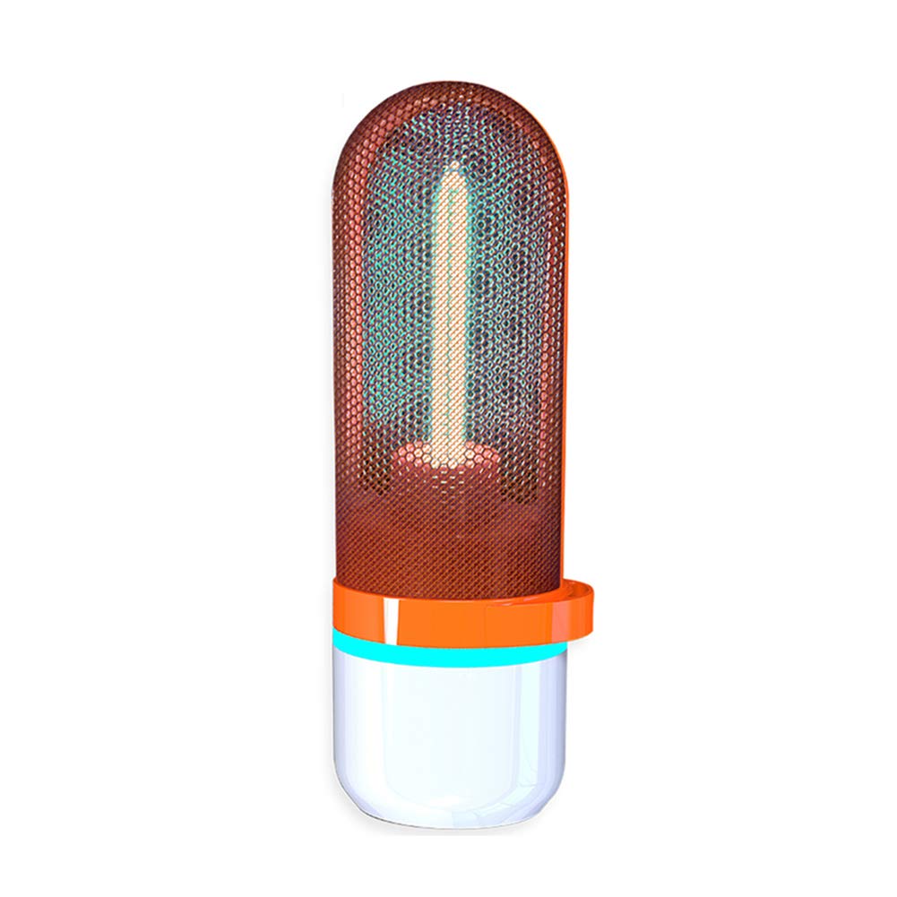 UV de la lámpara de ozono, USB portátil recargable esterilizador ultravioleta del accesorio ligero, hogar de la lámpara UVC Para el hogar baño limpio,Naranja