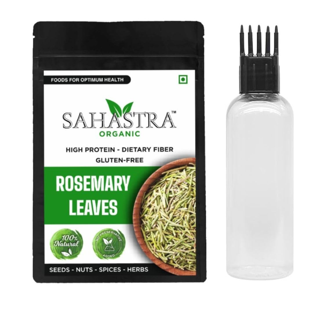 SAHASTRA Sun Dried Rosemary Leaves - 50 Gm with 200ML Hair Applicator free| Rosemary for Food, Hair, Herbal Tea,Dry rosemary leaves for hair growth (50) (B0D8WPFD1N) Amazon Price History, Amazon Price Tracker