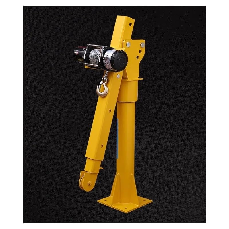 Paranco Elettrico Piccola gru con gru 220v per sollevamento elettrico di piccole dimensioni per auto domestiche(12V 500KG Hydraulic)