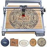 Creality Laser Engraver Machine 10W Output Power, 72W DIY Laser Engraving Machine 0.06mm High Precision Laser Cutter and Engraver for Wood and Metal, Paper, Acrylic, Glass, Leather etc, 17" x 16"