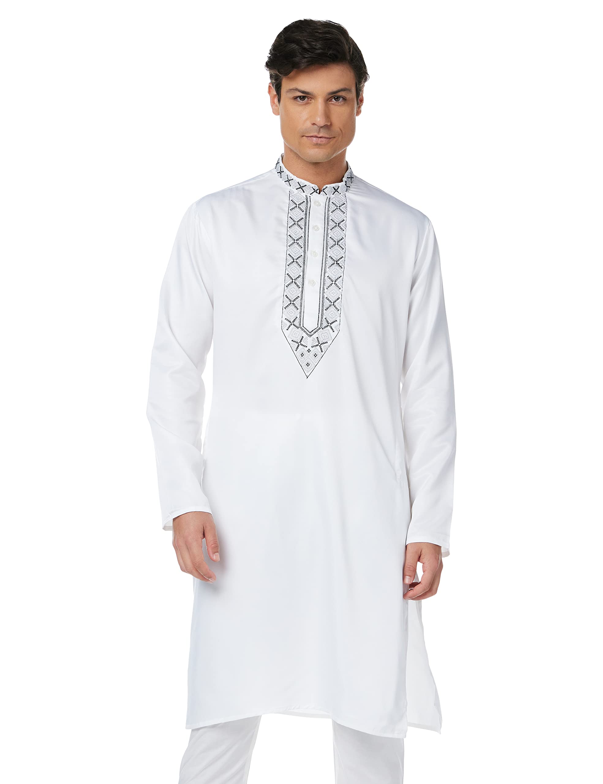 Men's Cotton Regular Button Down Kurta