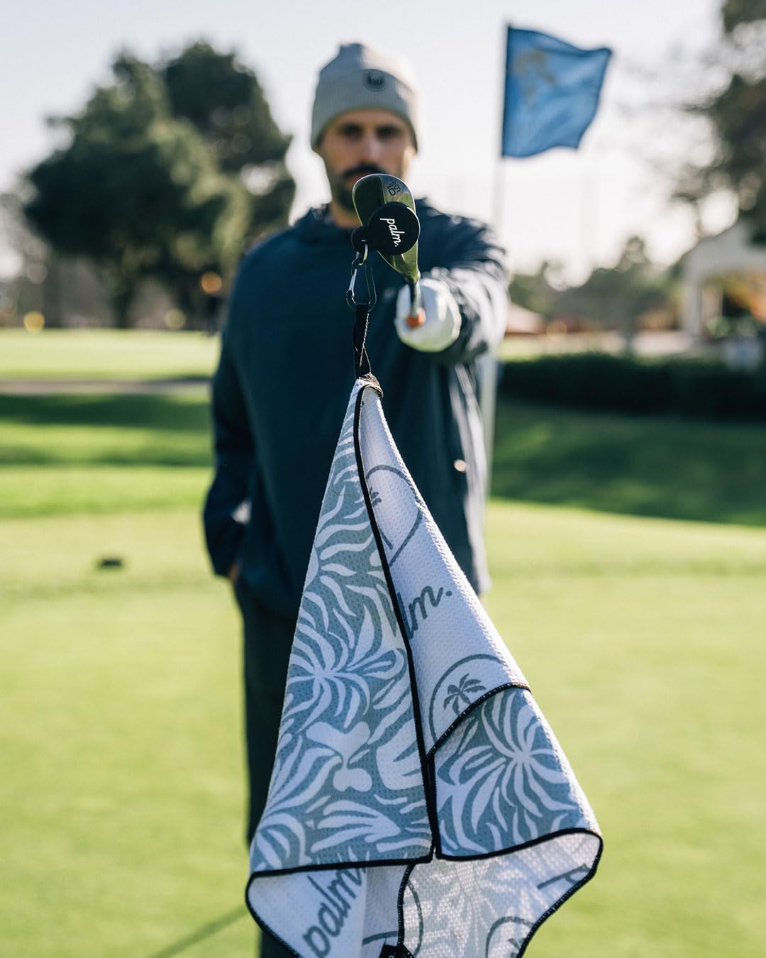 Palm Golf Magnet for Towel (Black) Golf Towel Magnet - Magnetic Golf Towel - Removable from Towels - Magnet Golf Towel - Magnetic Golf Towels for Men - Image 4