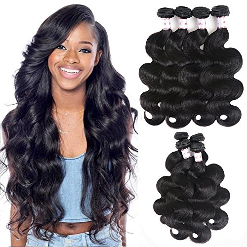 Lace Front Human Hair Wigs Pre Plucked Hairline Bleached Knots 150% Density Brazilian Body Wave Lace Front Wigs Natural Color (14 16 18 20, Hair Bundels)