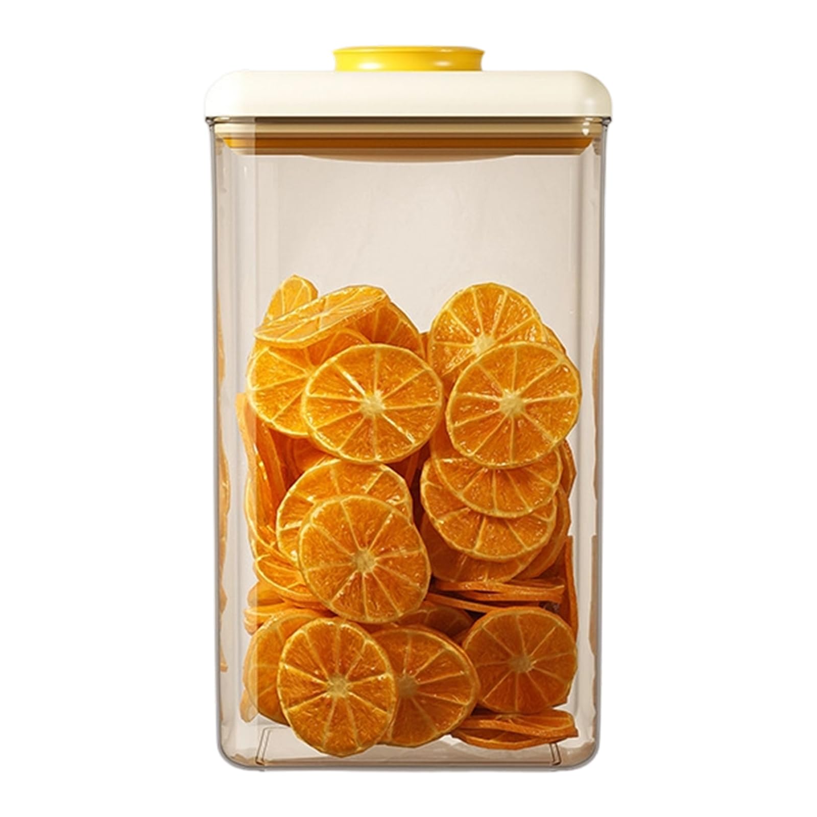 YROHGKPN Space Saving Square Food Preservation Container Press Vacuum Seal Technology for Coffee Snacks Storage Stackable Food Preservation Box