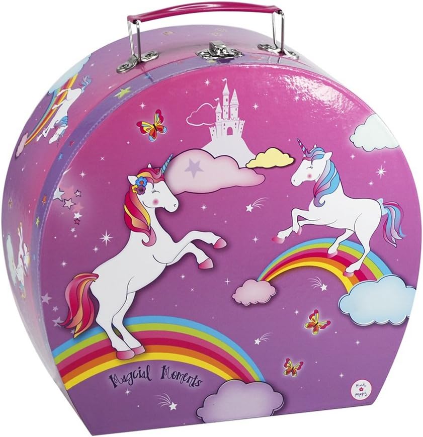 Pink Poppy Unicorn Tea Set in Carry Case