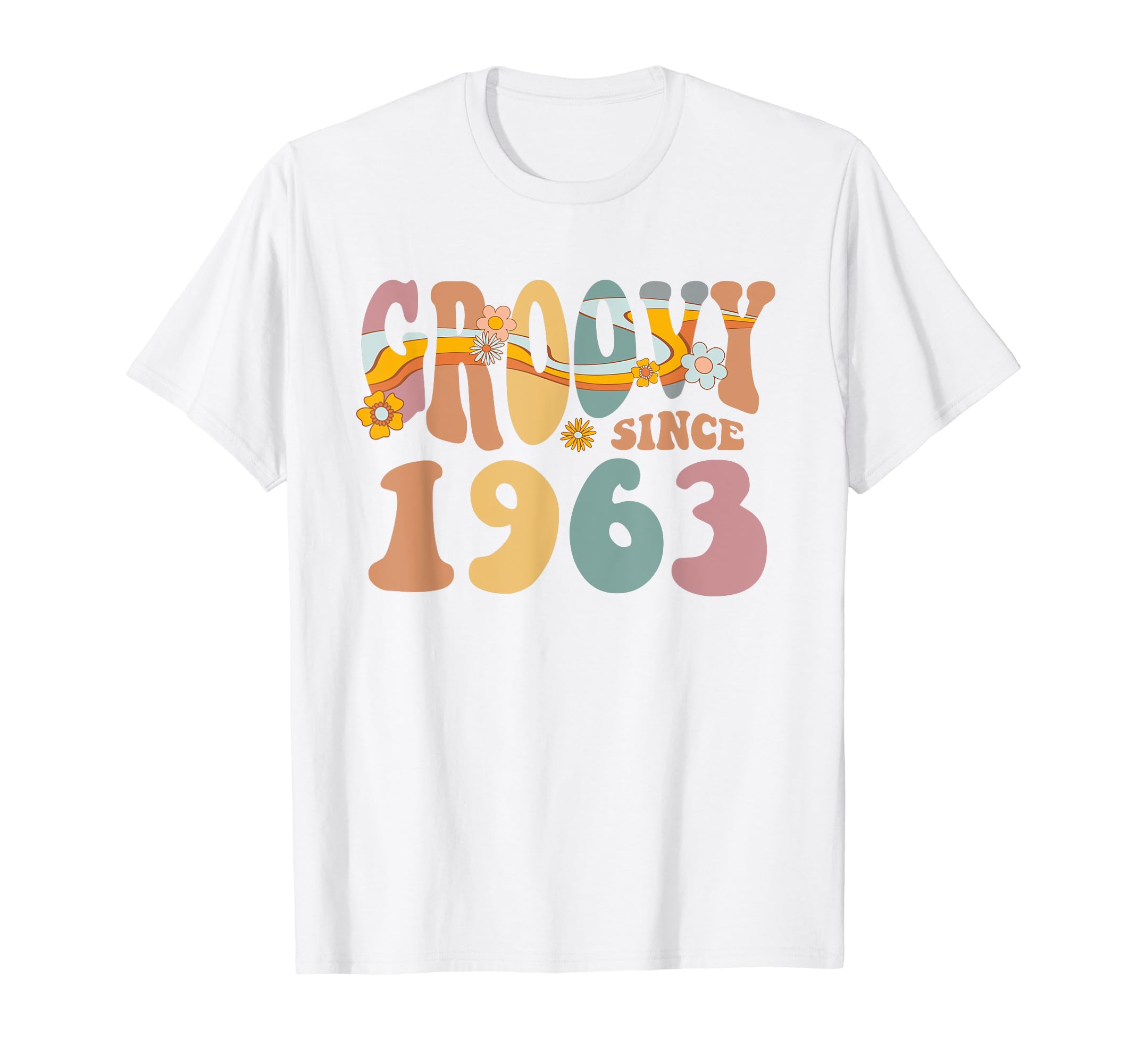 Vintage 1963 Limited Edition 59th Birthday GiftsGroovy Since 1963 59 Years Old 59th Birthday Vintage 1963 T-ShirtOEKO-TEX STANDARD 100