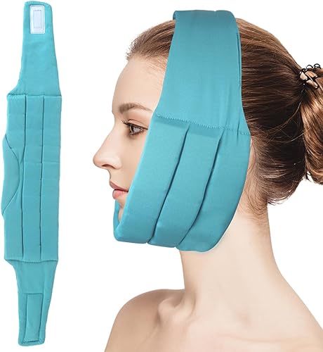 Paquete de hielo facial para muelas del juicio, terapia de frío de larga duración, 2 horas de duración, envoltura flexible para la cabeza para