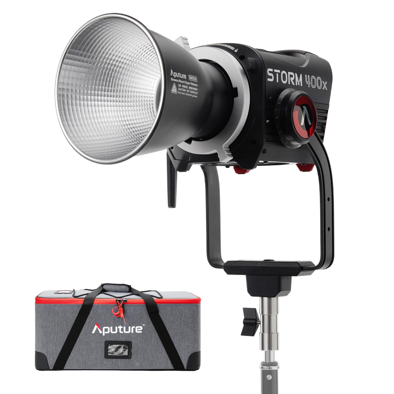 Aputure Storm 400x Luz LED 400W Bicolor Profesional, Chip Blair, IP65, CRMX, DMX512, App Sidus Link, Montura Bowens