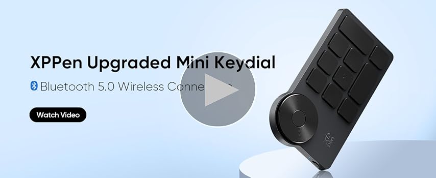 Amazon.com: XPPen Mini Keydial ACK05 Wireless Shortcut