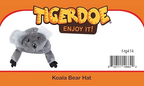 Miniatura 6 de Tigerdoe Sombrero de koala - Sombreros de animales - Disfraz de oso koala - Disfraces de animales de zoológico - Fiesta de la selva