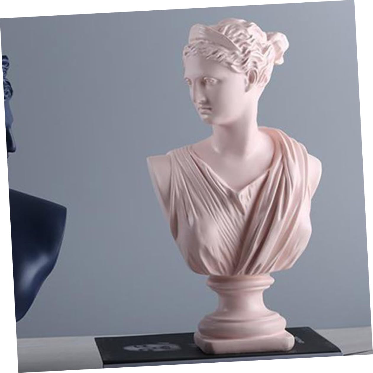 Housoutil Statua Decorativa in Resina a Forma di Busto, Ornamento da Tavolo Nordico per Ufficio e Casa, Scultura Leggera e Facile da Posizionare