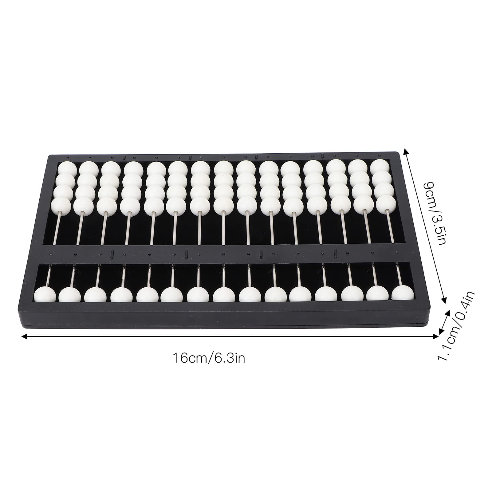Septpenta Abaco per Non Vedenti, 6,3 X 3,5 X 0,4 Pollici Abaco a 15 Colonne per Non Vedenti, Design con Angoli Arrotondati, Ideale per Insegnare a Bambini e Adulti a Calcolare Rapidamente