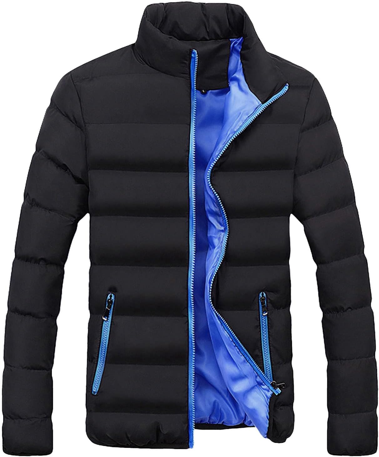 Winter Down Jacket for Men Lightweight Waterproof Jacket Coat Comfortable Warm Jackets Mens Fashion Rain Jacket Softshell Outdoor Wear for Camping, Travelling & Hiking