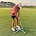 EyeLine Golf Training Aid Practice T - Swing Training Aid - Helps Align Feet, Shoulders, and HIPS to Ball - White - One Size (Practice T with Shoulder Mirror)