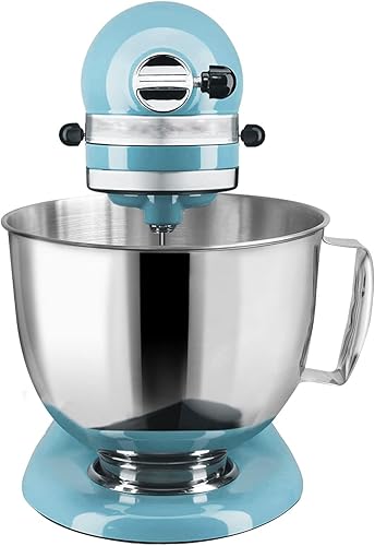 Miniatura 10 de Cuenco de vidrio compatible con KITCHENAID 4.55 QT batidora de pie de cabeza inclinable, con marcas de medición de tapa, permite colocarlo en el